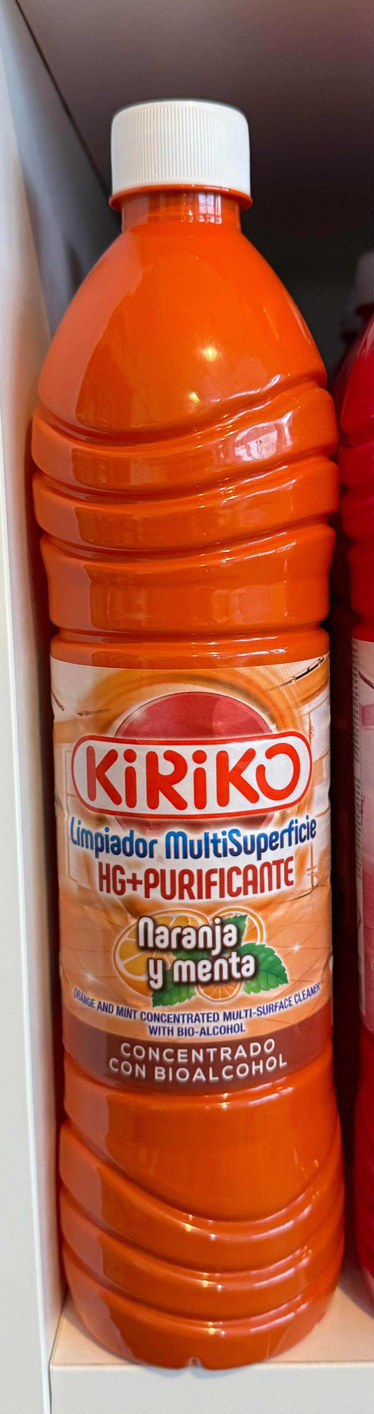 Kiriko orange floor cleaner